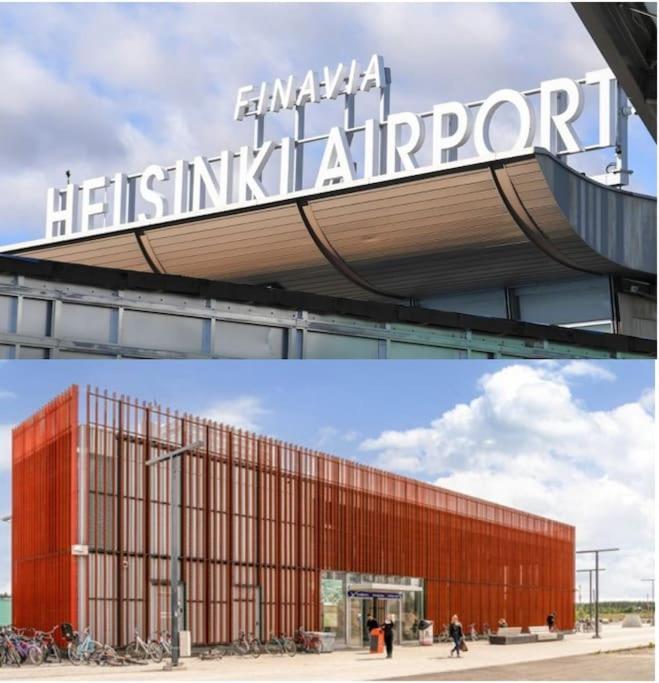 New Studio Cherry Near Helsinki Airport In Kivistoe Vanda Eksteriør bilde